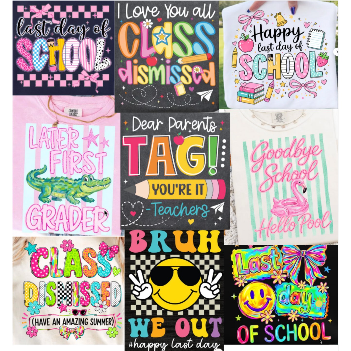 Last Day of School Flash