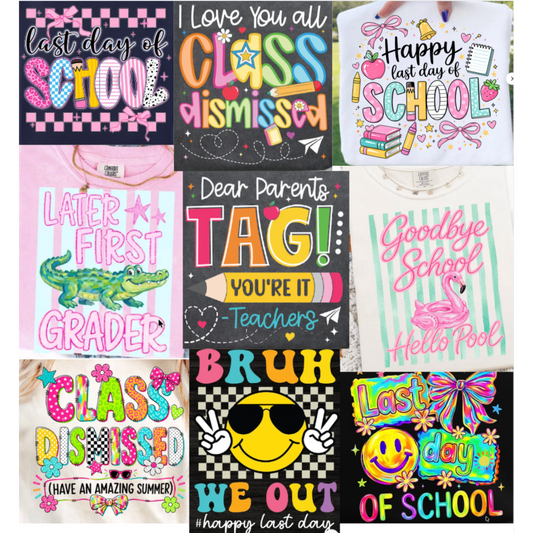 Last Day of School Flash