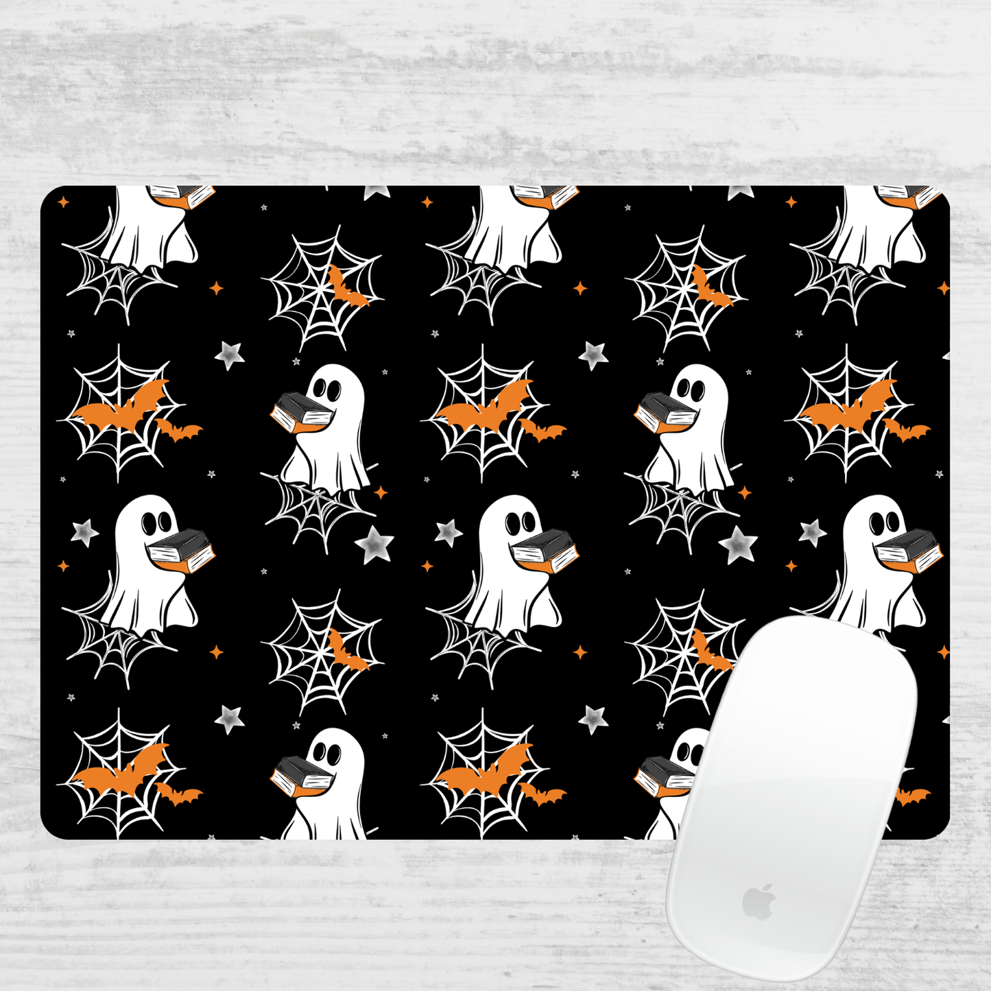 Spooky Books Mouse Pad