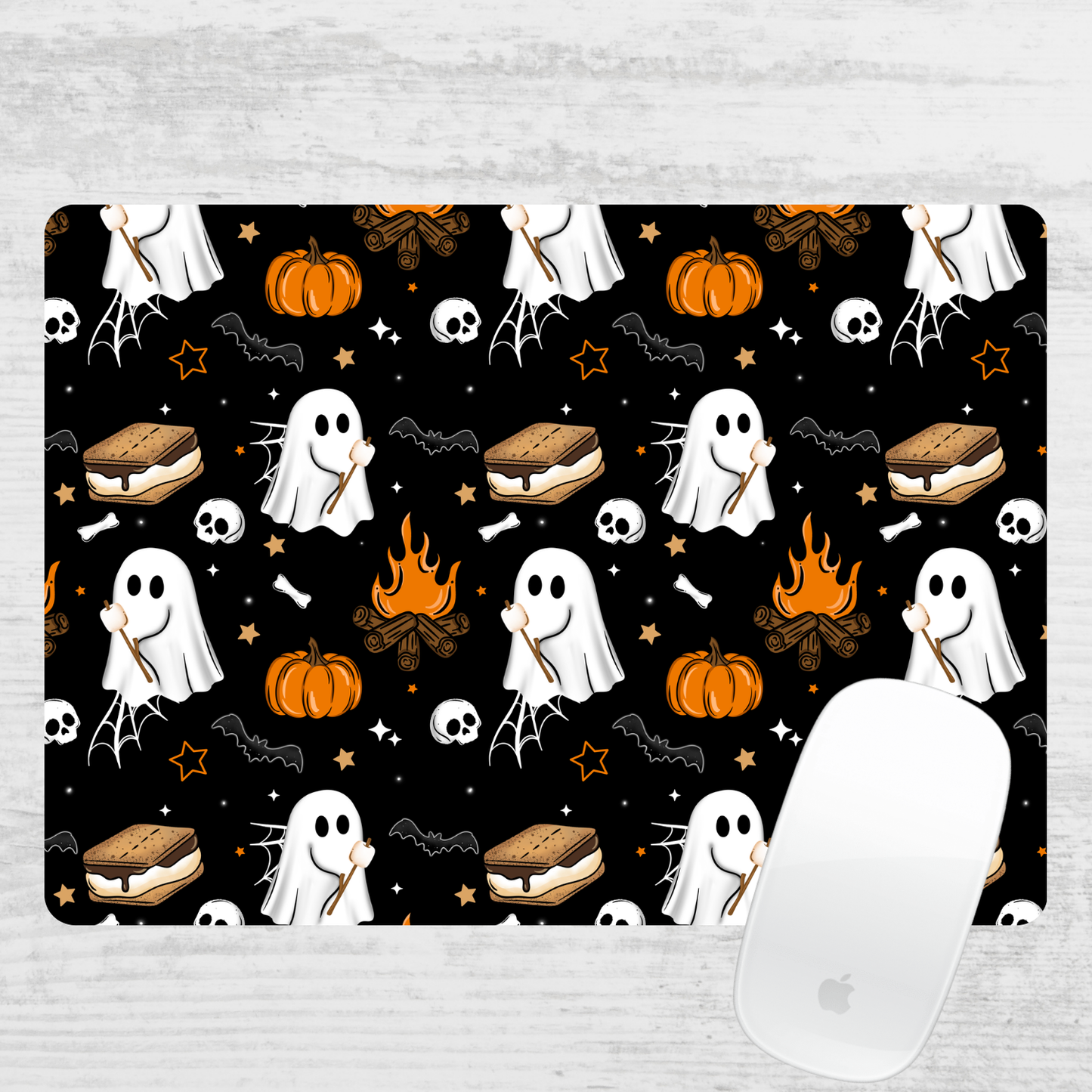 Campfire Ghost Mouse Pad