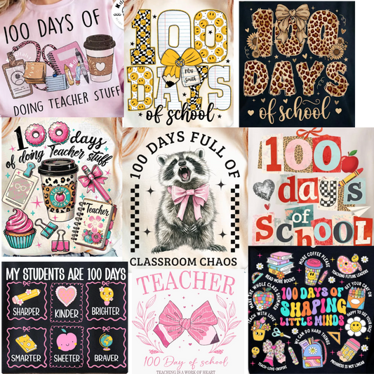 100 Days of School Flash