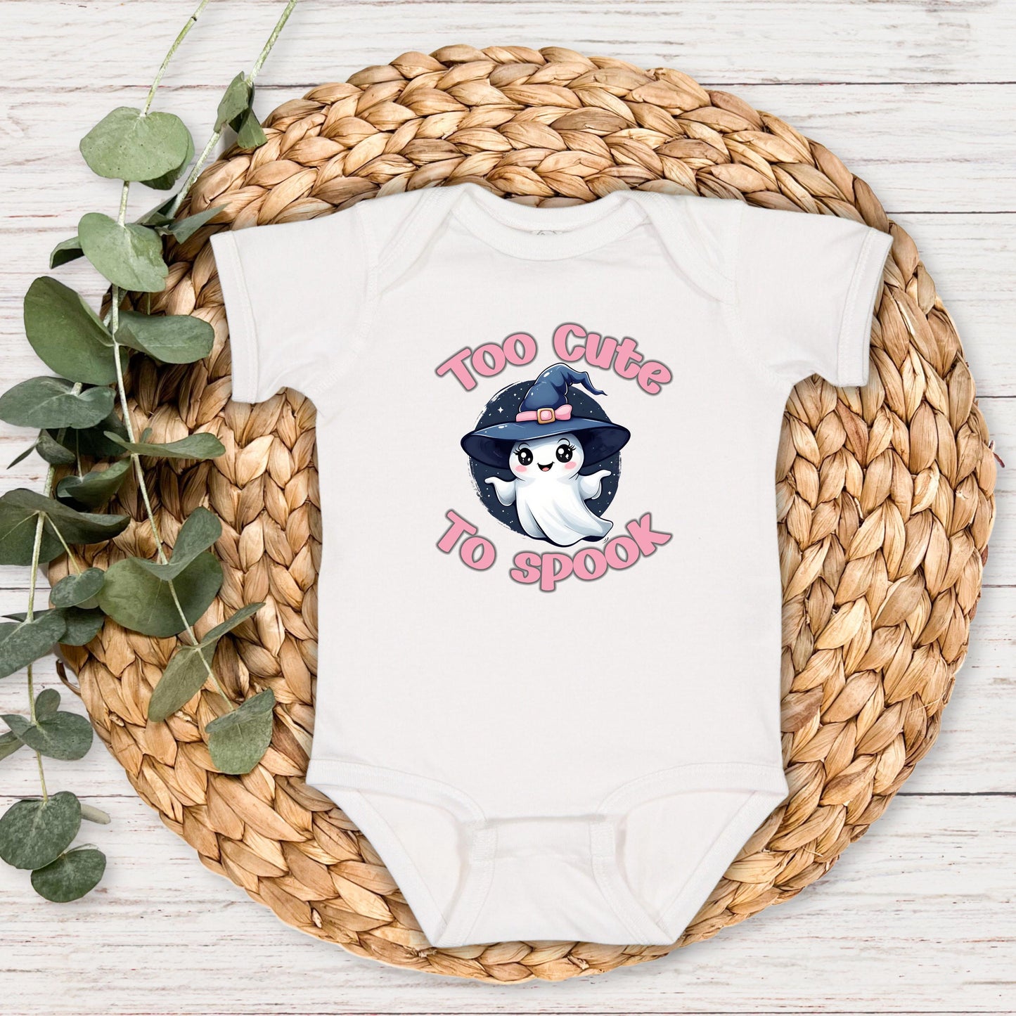 Too Cute to Spook Baby Onesie
