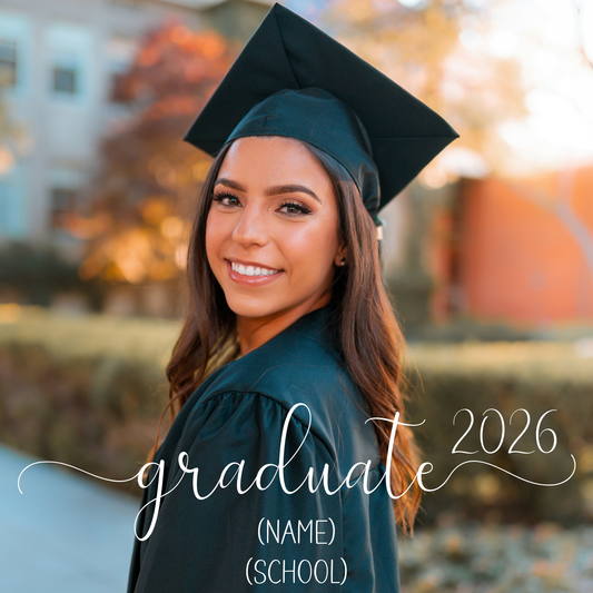 Custom Graduation Magnets: Style 1
