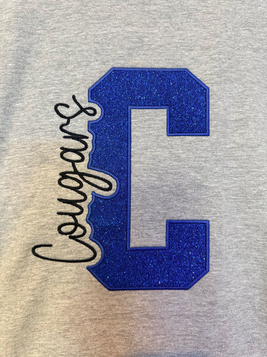 Embroidered Spirit Tee/Sweatshirt