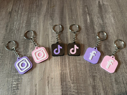 NFC Social Keychains