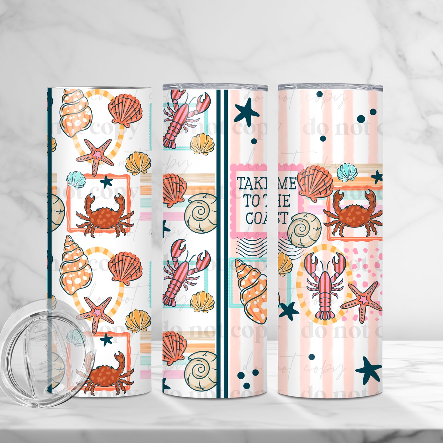Take Me to the Coast 20 oz Tumbler