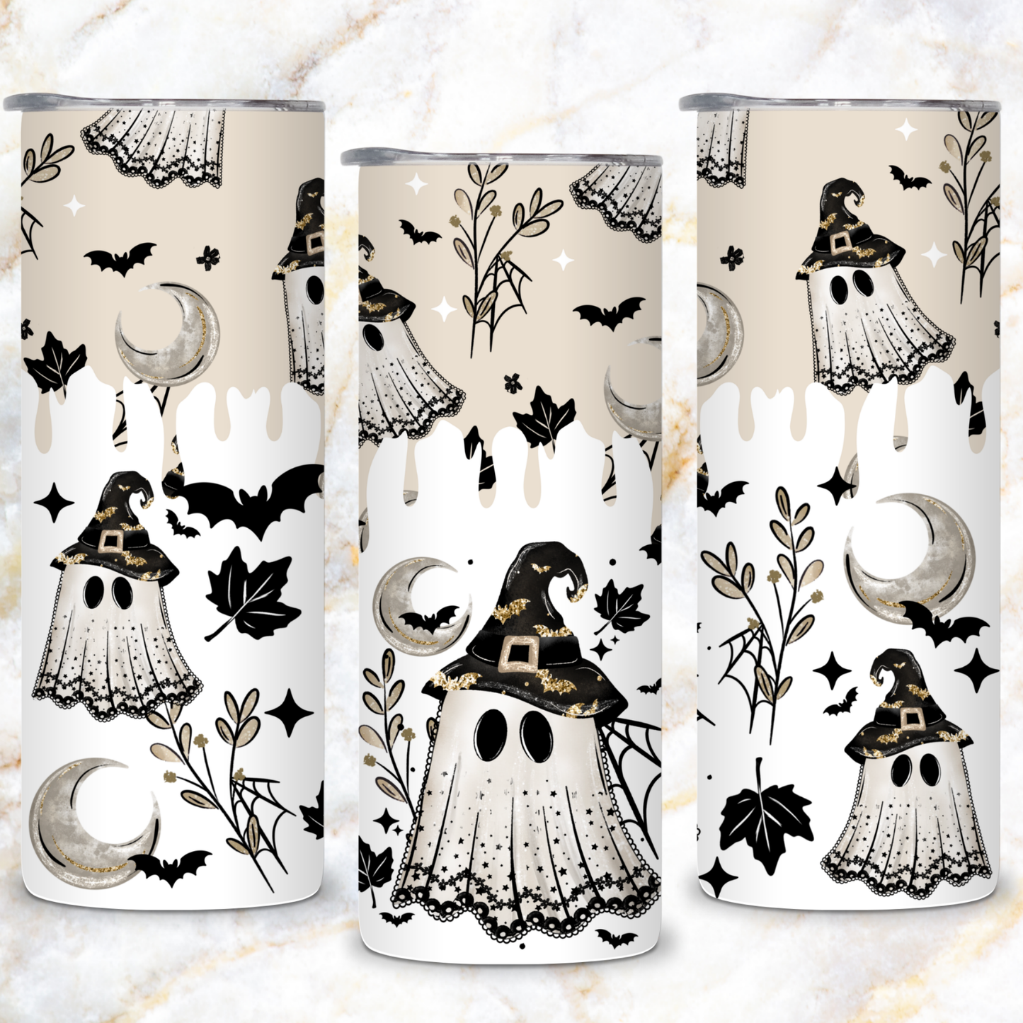 Glitter Ghost 20 oz Tumbler