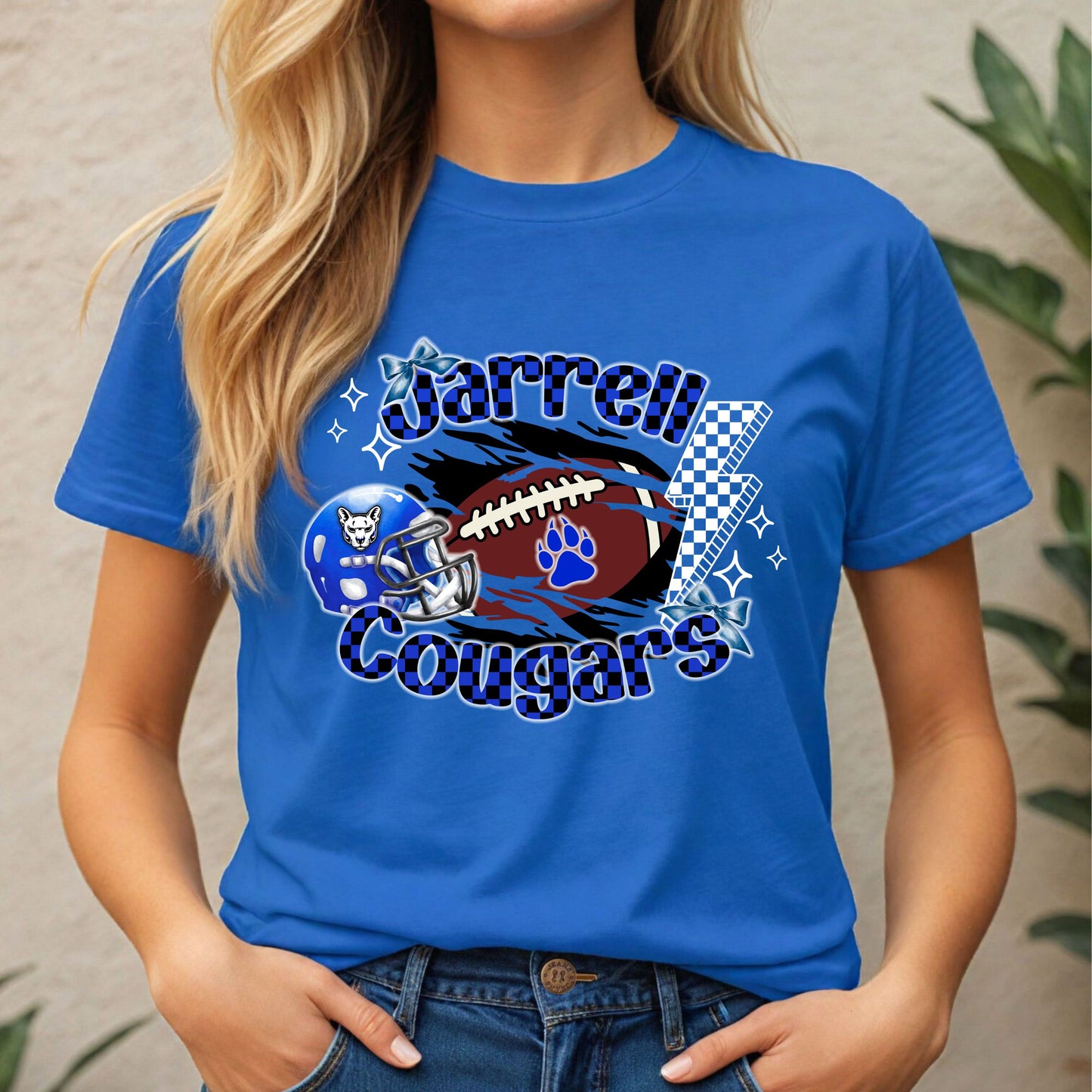 Jarrell Cougar Football w/ Bows